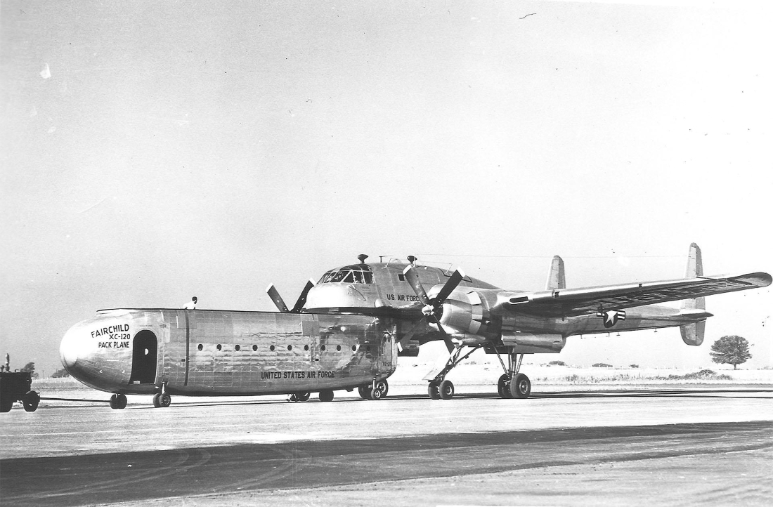 Name:  Fairchild XC-120 Packplane.jpg
Views: 3356
Size:  444.5 KB