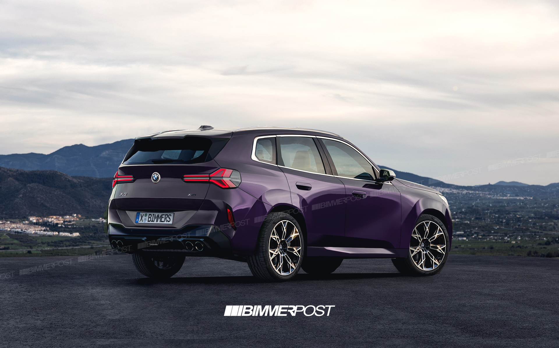 Name:  BMW-X3-G45-Rear-Purple.jpg
Views: 16394
Size:  1.25 MB